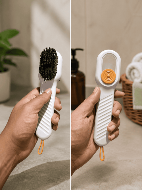 Soap Dispensing Cleaning Brush | Built-in Soap Dispenser Scrub Brush (Pack of 1)